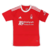 Camisa Titular Nottingham Forest 2023/24 Adidas - Edição Limitada: Vermelha vibrante com detalhes brancos, inspirada na glória da Liga dos Campeões de 79/80. Escudo e logo Adidas brancos.