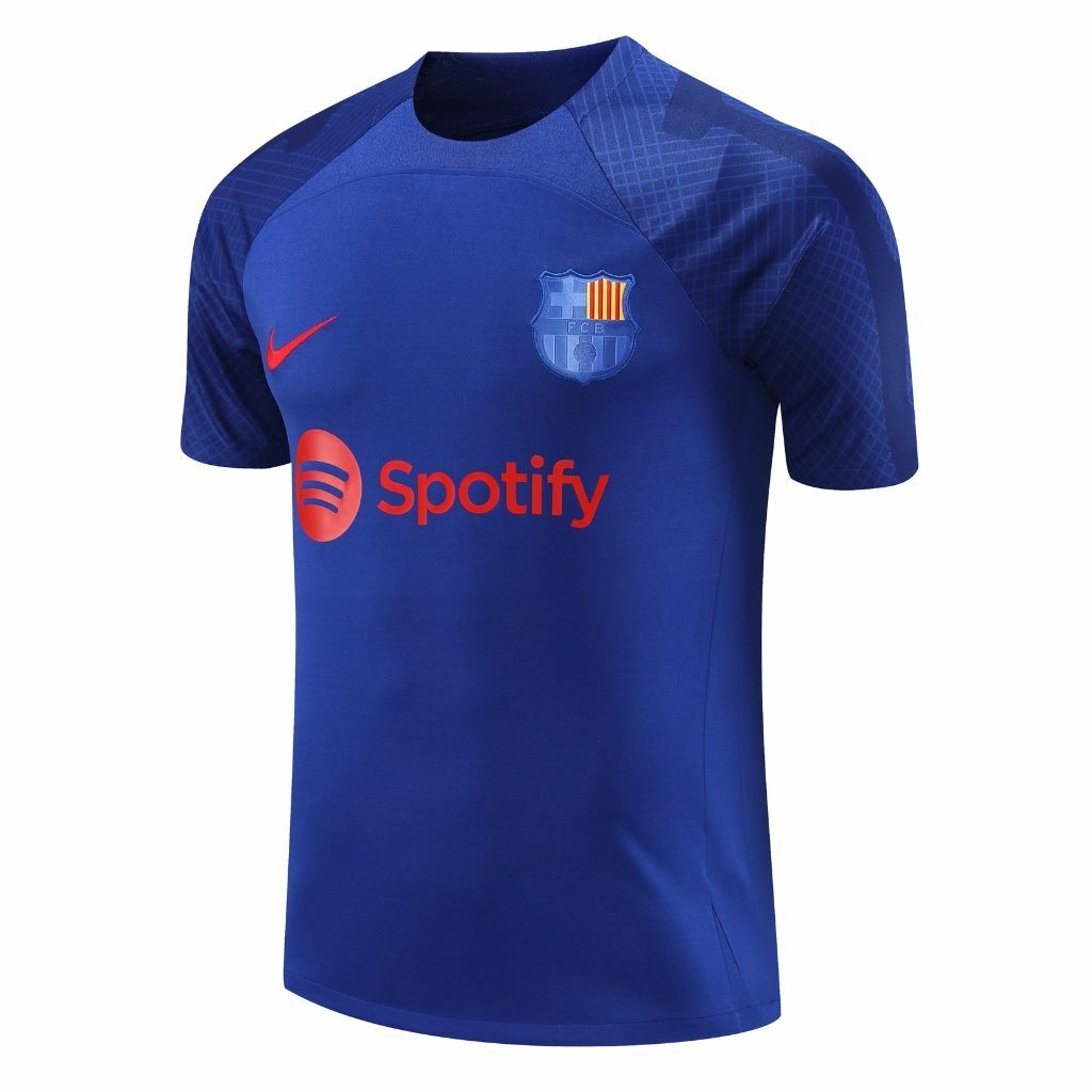 Camisa de Treino Barcelona Azul marinho 2023 Masculina Tevo Sports