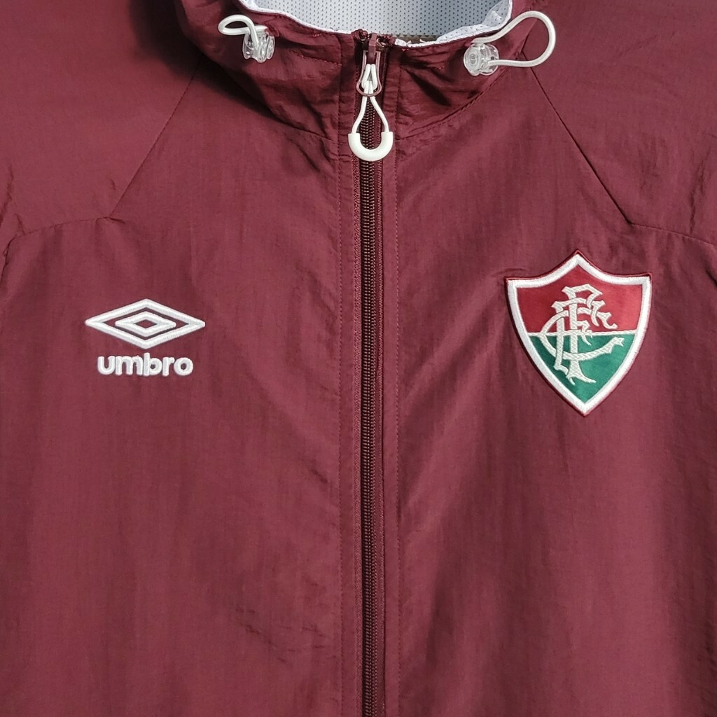 Jaqueta Corta Vento Fluminense Viagem 2023 Verde e gren Tevo Spor