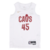 Regata Nike NBA Cleveland Cavaliers 2022/25 em branco e marrom, símbolo de autenticidade e conforto com tecnologia Dri-Fit. Design exclusivo para fãs apaixonados nas quadras e nas ruas | Tevo Sports