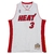 Regata Home do Miami Heat Mitchell & Ness 2004-2006 em branco, vermelho e preto. Uma peça única celebrando as vitórias históricas, o título da NBA e o MVP de Dwyane Wade | Tevo Sports