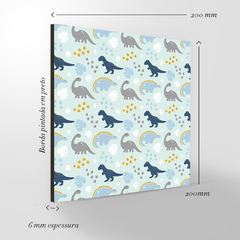 Quadro Decorativo - Infantil - Pattern Dinossauros na internet