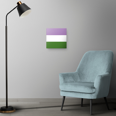 Quadro Decorativo - Bandeiras - Gender Queer - comprar online