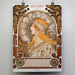 Pôster Zodiac de Alfons Mucha - Tamanho A3 na internet