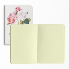 Cadernos Kit Mulheres Floral com 3 unidades - Capa Flexível com Toque Aveludado, 80 Páginas cada, 20x14cm - loja online