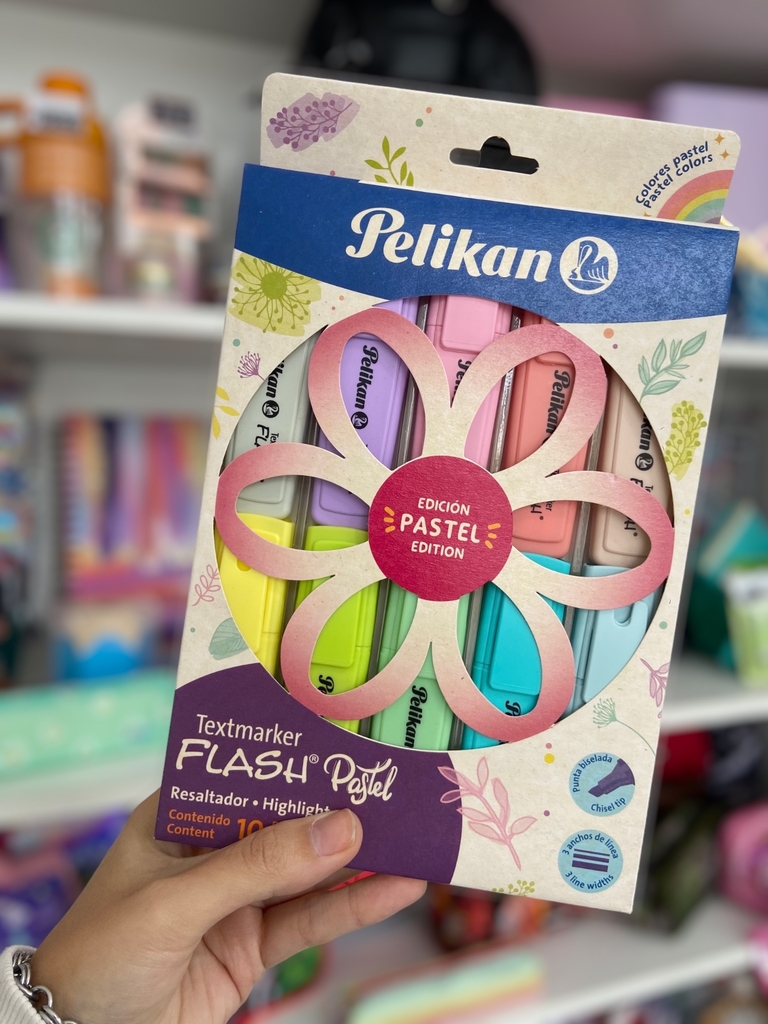 Resaltadores Pelikan Flash Pastel x10 – Librería Einstein