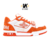 Louis Vuitton Trainer Low "Orange Monogram Denim"