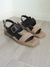 Sandalias Clavel Negro