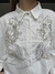 Camisa Petunias Blanco - tienda online