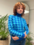 Sweater Juno Azul y Celeste - comprar online