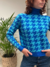 Sweater Juno Azul y Celeste