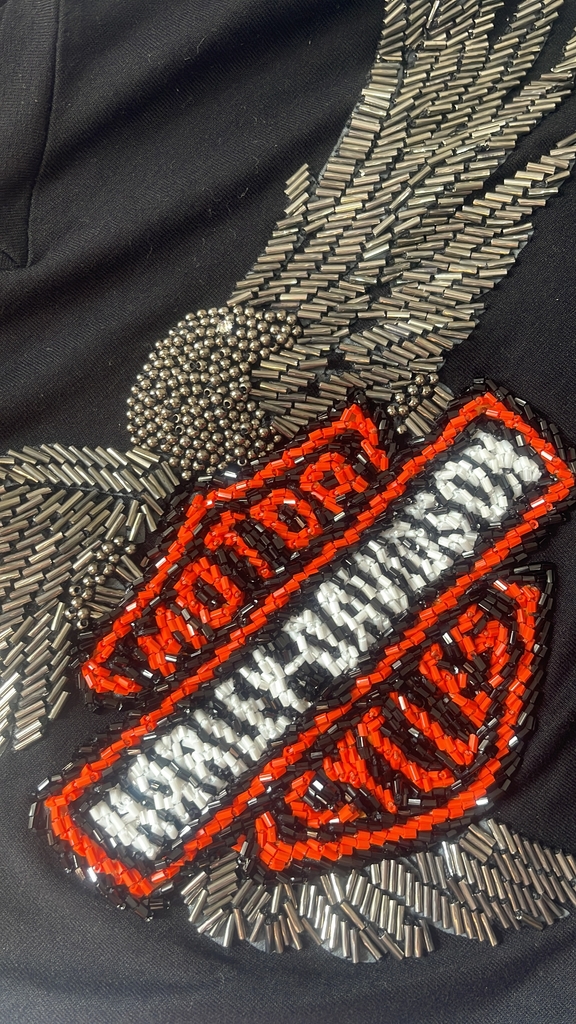 Blusa Harley Davidson bordada a m o