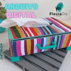 ARQUIVO DIGITAL : kit caixa para lenço