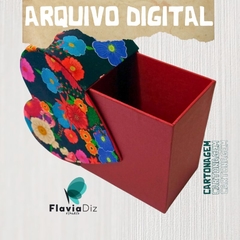 ARQUIVO DIGITAL : kit caixa coração