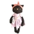 Gata negra con vestido rosa - comprar online