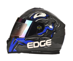 Casco Moto Integral Edge Swift - Azul - HIJO DE LA MOTO