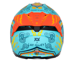 Casco Integral Axxis Hawk Ay Güey Tlaloc Azul Mate - tienda en línea