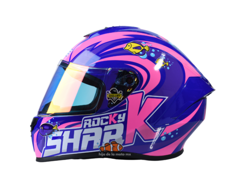Casco shark rosa hot sale