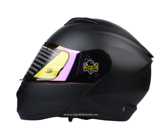 CASCO ABATIBLE FASEED FS-908 SOLID- NEGRO MATE