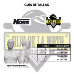 CASCO INTEGRAL NOSS NS-801 VR7 (BRILLA) - NEGRO AMARILLO - tienda en línea