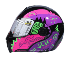 CASCO ABATIBLE ICH 3110 EX MEXA MORADO BRILLANTE