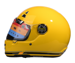 Casco Integral Mt Jarama Solid C3 Amarillo Brillante