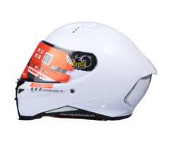 CASCO INTEGRAL MT FF110B REVENGE 2S SOLID - BLANCO BRILLANTE