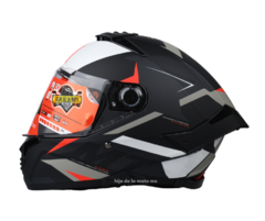 CASCO INTEGRAL MT FF118 THUNDER 4 EXEO B5 GRIS ROJO MATE