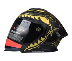 Casco Abierto 3/4 Noss Ns-705 Dokebi Dorado