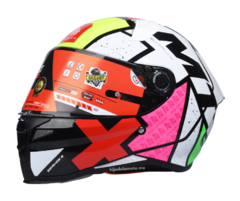 CASCO INTEGRAL MT FF110B REVENGE 2 S LIGHT C0 PERLA - BLANCO ROSA BRILLANTE - comprar en línea