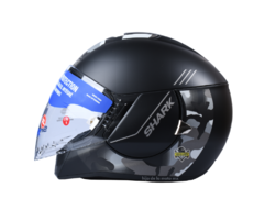 Casco Abierto Shark Citycruiser Genom Mat Negro