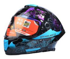 CASCO INTEGRAL MT THUNDER 4 SV JUNGLE A1 - MORADO AZUL BRILLANTE - comprar en línea