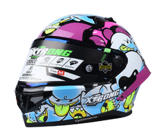 CASCO INTEGRAL XTRONG XTR-352 FANTASMAS - MORADO BRILLANTE - comprar en línea