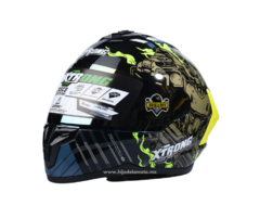 Casco Integral Xtrong Xtr-m70 Robot Negro / Amarillo - comprar en línea