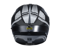 CASCO ABATIBLE XTRONG XTR-669 - NEGRO GRIS MATE - tienda en línea