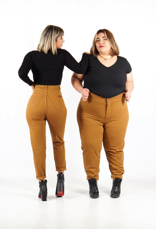 Jeans mostaza mujer hotsell