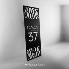 Placa Numérica Casa 37 - comprar online