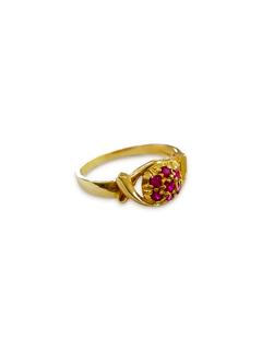 Anillo frutillita de oro para mujer de Fasano Joyeros. Somos la joyería más antigua de Rosario. Fabricamos alianzas. Vendemos y compramos oro.