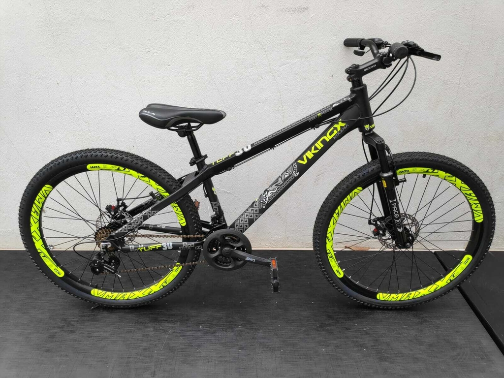 Bicicleta Aro 26 Vikingx 21 Marchas Freio Disco C/ Suspensão