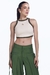 Cropped Luna - Bege + Floresta - comprar online