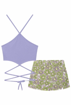 Conjunto Lilimoon Crooped e Short Saia - comprar online