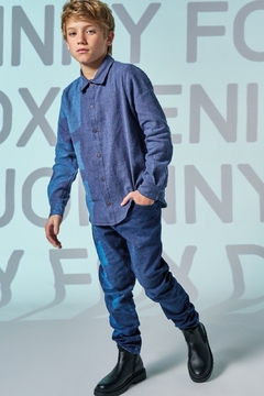 Calça John Fox Jeans Escuro - comprar online