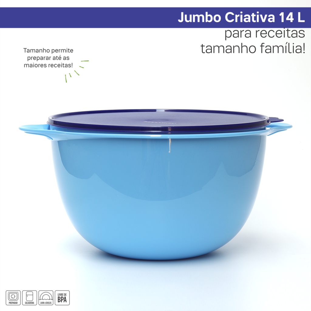 Jumbo Criativa 14L | Azul