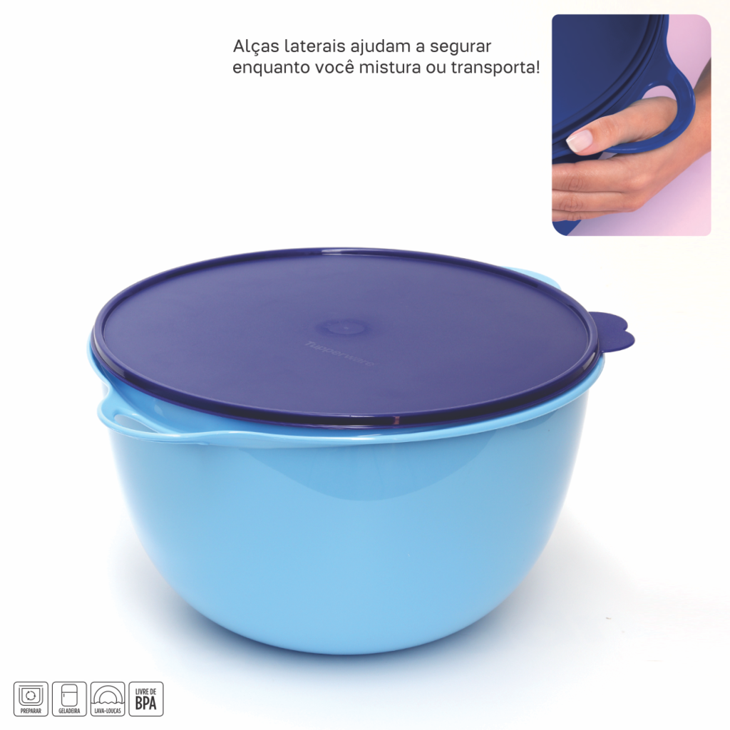 Tupperware Jumbo Criativa 14 litros Azul Céu - Comprar Tupperware Online?  Wareshop - Loja Mundo Tupperware