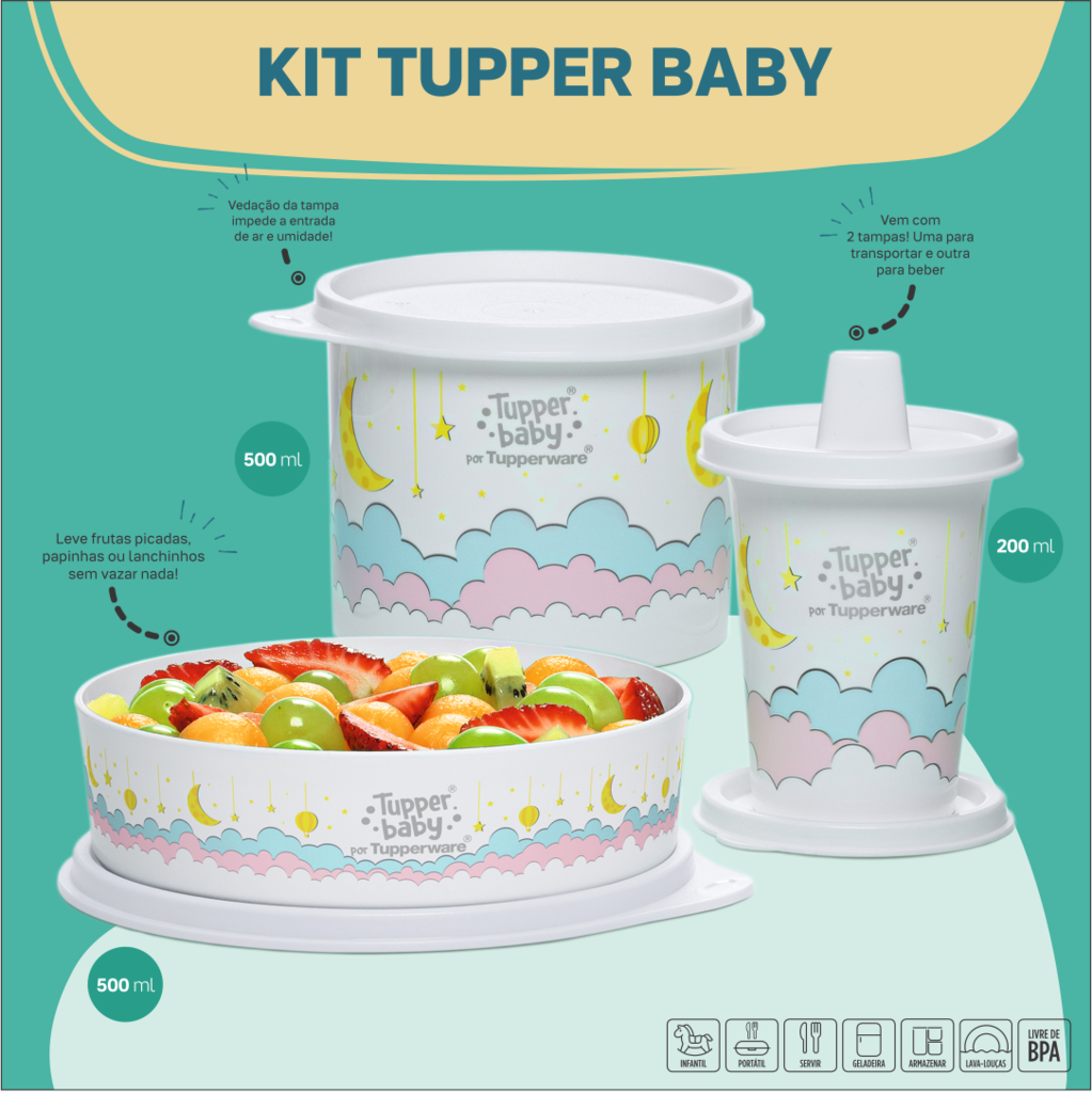 Tupper Baby Pratinho 500ml - Compras Tupperware