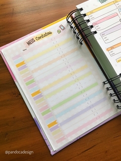 Agenda Colors Permanente (Não Datada) Colorida - belajupersonalizados