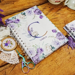 Kit: Agenda Floral datada 2025 + Diario Floral com versículos diários - comprar online