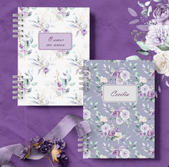 Caderno de Anotações coleção Violeta, Versículo Diários - 200 pág - loja online