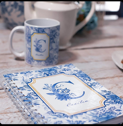 Caderno de Anotações estilo Porcelana