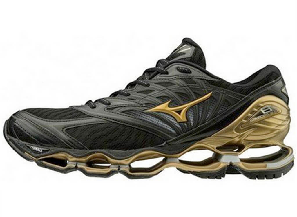 T nis Mizuno Prophecy 8 Preto Dourado
